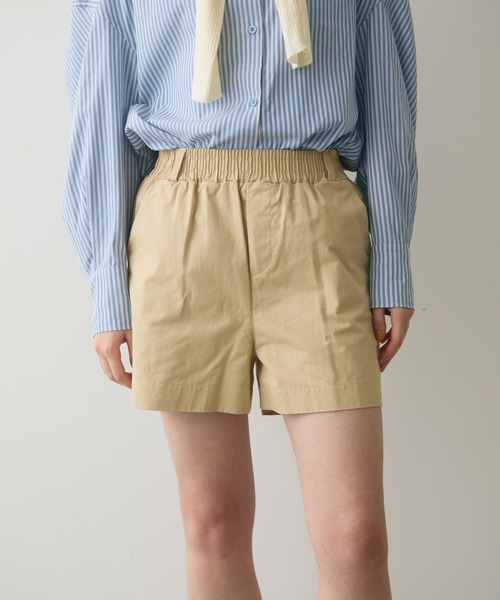 full/fill.（フルフィル）の「cotton half pants / コットンハーフパンツ（その他パンツ・レディース・ブラウン/ベージュ・FREE）」の12枚目の写真