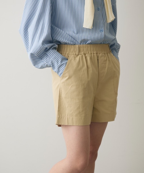 full/fill.（フルフィル）の「cotton half pants / コットンハーフパンツ（その他パンツ・レディース・ブラウン/ベージュ・FREE）」の13枚目の写真