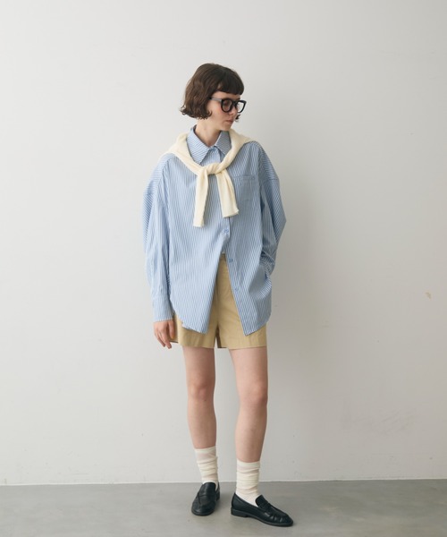 full/fill.（フルフィル）の「cotton half pants / コットンハーフパンツ（その他パンツ・レディース・ブラウン/ベージュ・FREE）」の17枚目の写真