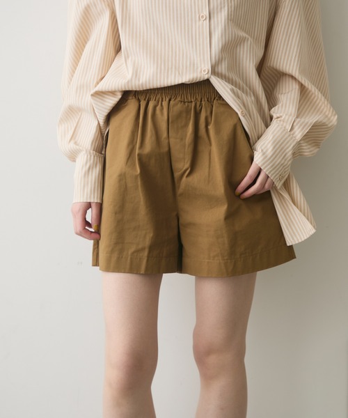 full/fill.（フルフィル）の「cotton half pants / コットンハーフパンツ（その他パンツ・レディース・ブラウン/ベージュ・FREE）」の21枚目の写真