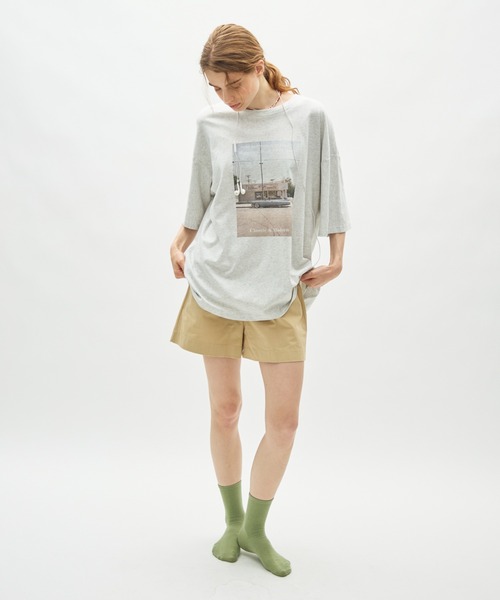 full/fill.（フルフィル）の「cotton half pants / コットンハーフパンツ（その他パンツ・レディース・ブラウン/ベージュ・FREE）」の4枚目の写真