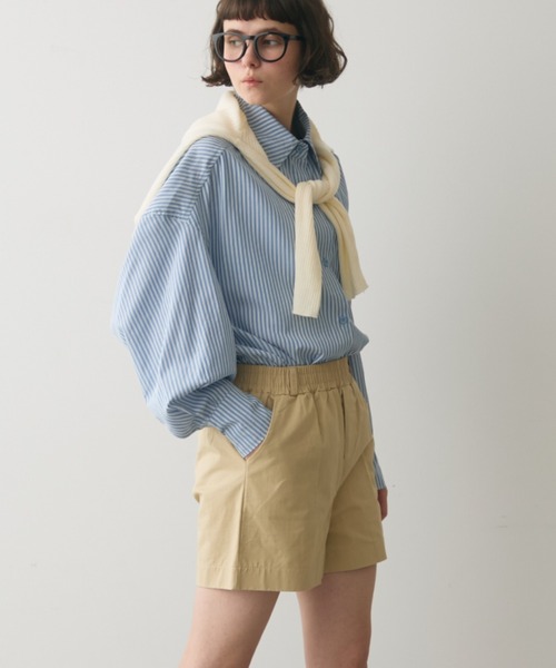 full/fill.（フルフィル）の「cotton half pants / コットンハーフパンツ（その他パンツ・レディース・ブラウン/ベージュ・FREE）」の10枚目の写真