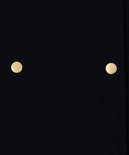 MICO COULIER(ミコクリエ)の「撥水スタンドカラーロングコート(その他アウター・レディース・ネイビー/キャメル・38)」の6枚目の写真