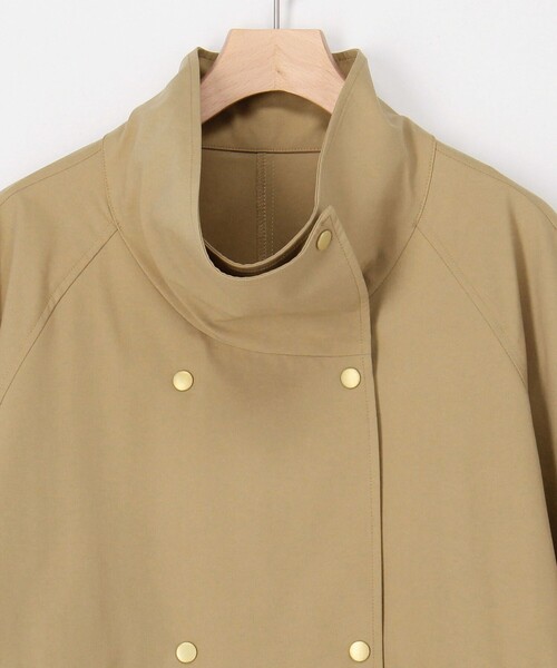 MICO COULIER(ミコクリエ)の「撥水スタンドカラーロングコート(その他アウター・レディース・ネイビー/キャメル・38)」の10枚目の写真