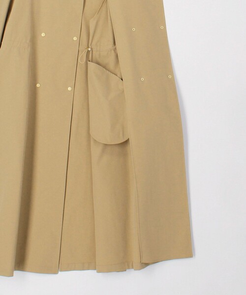 MICO COULIER(ミコクリエ)の「撥水スタンドカラーロングコート(その他アウター・レディース・ネイビー/キャメル・38)」の14枚目の写真
