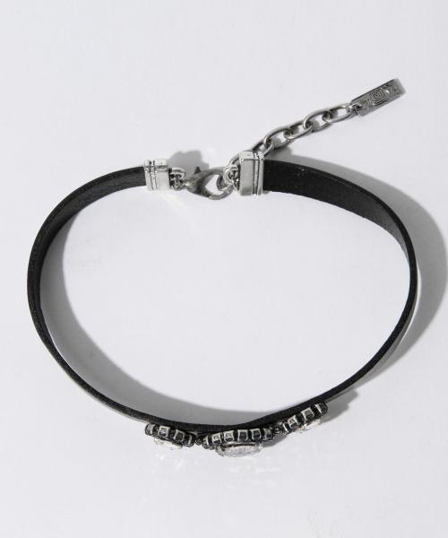 Ray BEAMS(レイビームス)の「◇【ラブリ着用】TOVA / モンタナ ビジュー チョーカー(ネックレス・レディース・ブラック・ONE SIZE)」の3枚目の写真