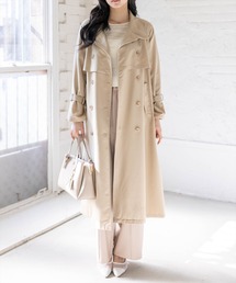 CLEAR BASIC（クリアベーシック）の「スタンドネックトレンチコート［大人 オフィスカジュアル 着回し力抜群］≪新作≫（トレンチコート）」