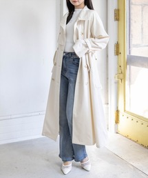 CLEAR BASIC（クリアベーシック）の「スタンドネックトレンチコート［大人 オフィスカジュアル 着回し力抜群］≪新作≫（トレンチコート）」