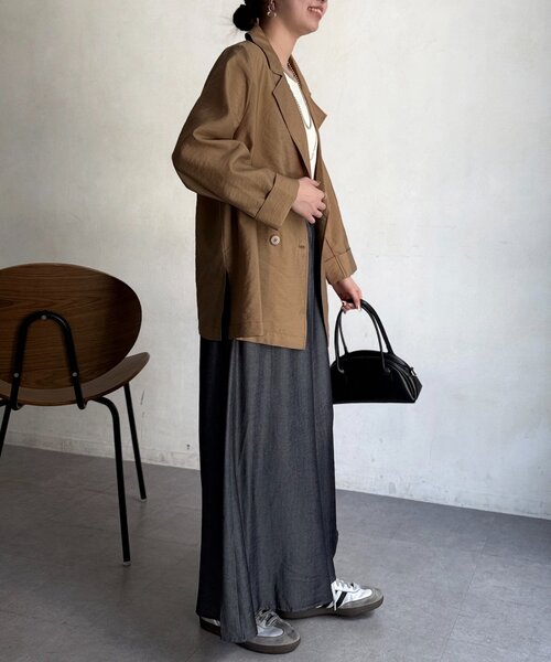 Chez toi（シェトワ）の「落ち感フレアテンセルパンツ（その他パンツ・レディース・インディゴブルー/ブルー/ブラック・MEDIUM/PM）」の10枚目の写真