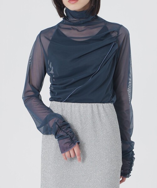 LOVELESS（ラブレス）の「シアープルオーバー（Tシャツ/カットソー・レディース・ピンク系その他2/ブルー系その他7/オフホワイト・36）」の6枚目の写真