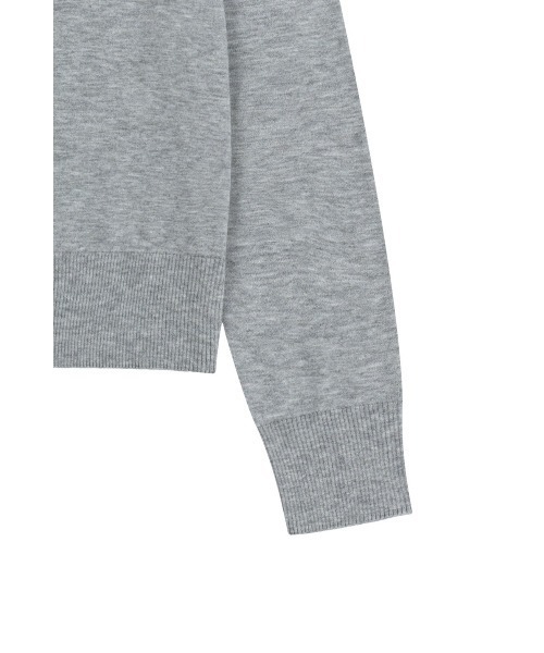 MARITHE + FRANCOIS GIRBAUD(マリテフランソワジルボー)の「W BOAT NECK KNIT PULLOVER(ニット/セーター・レディース・ライトグレー/ネイビー・MEDIUM/SMALL)」の9枚目の写真