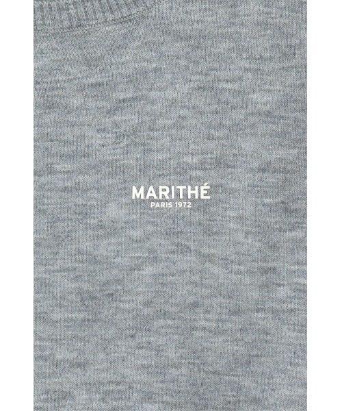 MARITHE + FRANCOIS GIRBAUD(マリテフランソワジルボー)の「W BOAT NECK KNIT PULLOVER(ニット/セーター・レディース・ライトグレー/ネイビー・MEDIUM/SMALL)」の10枚目の写真