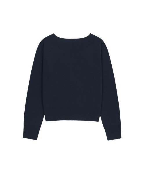 MARITHE + FRANCOIS GIRBAUD(マリテフランソワジルボー)の「W BOAT NECK KNIT PULLOVER(ニット/セーター・レディース・ライトグレー/ネイビー・MEDIUM/SMALL)」の19枚目の写真