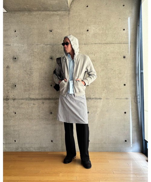 KAIKO（カイコー）の「KAIKO Double zip parka（パーカー・メンズ・トップグレー/チャコールグレー・2）」の11枚目の写真