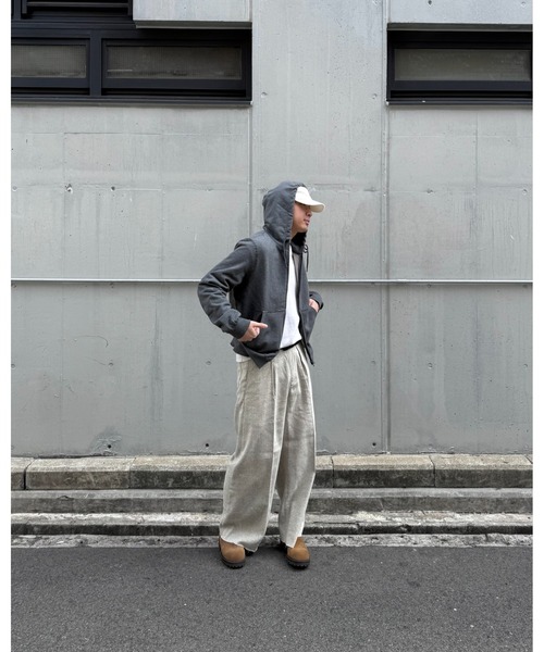 KAIKO（カイコー）の「KAIKO Double zip parka（パーカー・メンズ・トップグレー/チャコールグレー・2）」の8枚目の写真