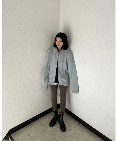 KAIKO（カイコー）の「KAIKO Double zip parka（パーカー・メンズ・トップグレー/チャコールグレー・2）」の4枚目の写真