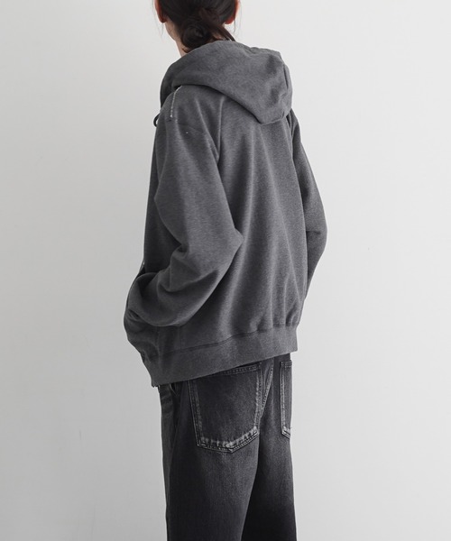 トップス kaiko double zip parka gray KAIKO【カイコー】double zip parka 