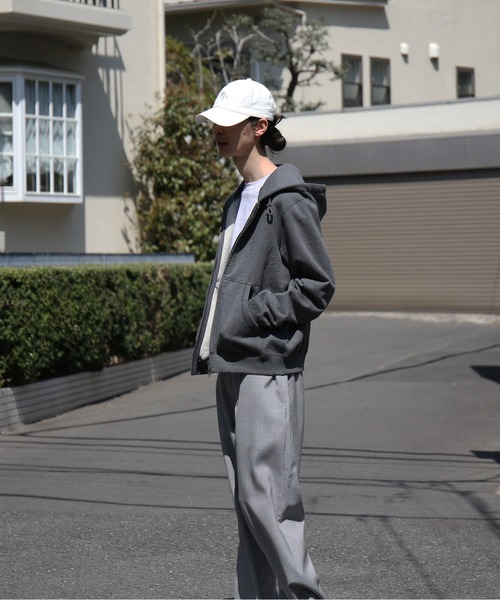 トップス kaiko double zip parka gray KAIKO【カイコー】double zip parka 