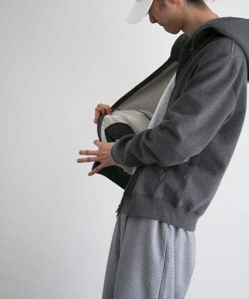 【即日発送】KAIKO DOUBLE ZIP PARKA ダークグレー KAIKO Double zip parka（パーカー）｜KAIKO（カイコー）の
