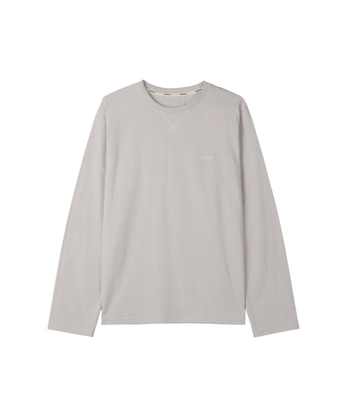 MELLOTORY(メロートリー)の「ソフトストライプTシャツ (2カラー)(Tシャツ/カットソー・レディース・ラベンダー/ピンク・FREE)」の2枚目の写真