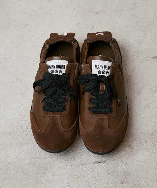 MARY QUANT(マリークワント)の「MARY QUANT × PUBLUX/マリークワント フェイクスエード ギャザー スニーカー 限定展開(スニーカー・レディース・ブラウン/ブラック・23/23.5/24/24.5)」の10枚目の写真