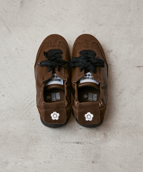 MARY QUANT(マリークワント)の「MARY QUANT × PUBLUX/マリークワント フェイクスエード ギャザー スニーカー 限定展開(スニーカー・レディース・ブラウン/ブラック・23/23.5/24/24.5)」の12枚目の写真