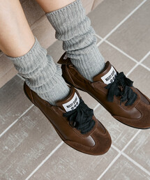 MARY QUANT | MARY QUANT × PUBLUX/マリークワント フェイクスエード ギャザー スニーカー 限定展開(スニーカー)