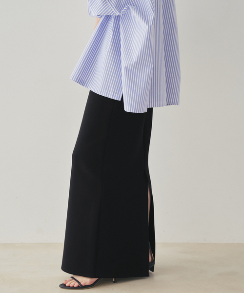 plage（プラージュ）の「《追加》air jersey tight スカート 2（スカート・レディース・ブラック/ホワイト・38/36）」の9枚目の写真