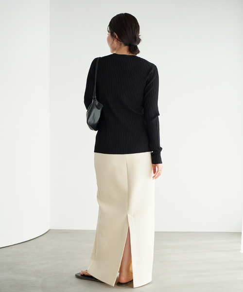 plage（プラージュ）の「《追加》air jersey tight スカート 2（スカート・レディース・ブラック/ホワイト・38/36）」の14枚目の写真