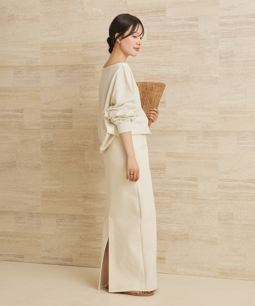 plage（プラージュ）の「《追加》air jersey tight スカート 2（スカート・レディース・ブラック/ホワイト・38/36）」の19枚目の写真