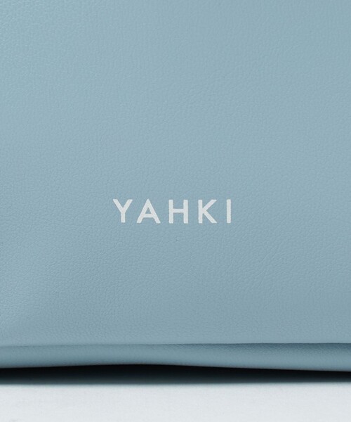 YAHKI（ヤーキ）の「＜YAHKI＞レザーライク ソフト クロス ビッグ ショルダーバッグ（ショルダーバッグ・レディース・ブラック/ライトブルー・FREE）」の22枚目の写真