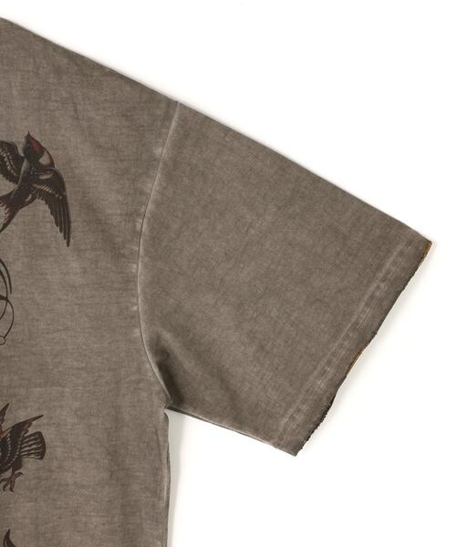 DANKE SCHON（ダンケシェーン）の「DankeSchon/ダンケシェーン/SPRAY BURN S/S TEE FAMILIA（Tシャツ/カットソー・レディース・ベージュ・M/L）」の8枚目の写真