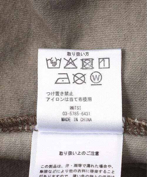 DANKE SCHON（ダンケシェーン）の「DankeSchon/ダンケシェーン/SPRAY BURN S/S TEE FAMILIA（Tシャツ/カットソー・レディース・ベージュ・M/L）」の12枚目の写真
