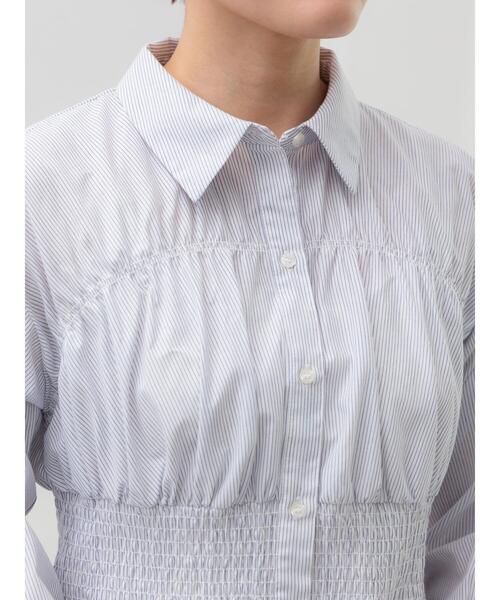 Te chichi(テチチ)の「ペプラムシャーリングシャツブラウス(シャツ/ブラウス・レディース・ピンク/サックスブルー/オフホワイト・F)」の11枚目の写真