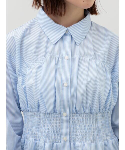 Te chichi(テチチ)の「ペプラムシャーリングシャツブラウス(シャツ/ブラウス・レディース・ピンク/サックスブルー/オフホワイト・F)」の17枚目の写真