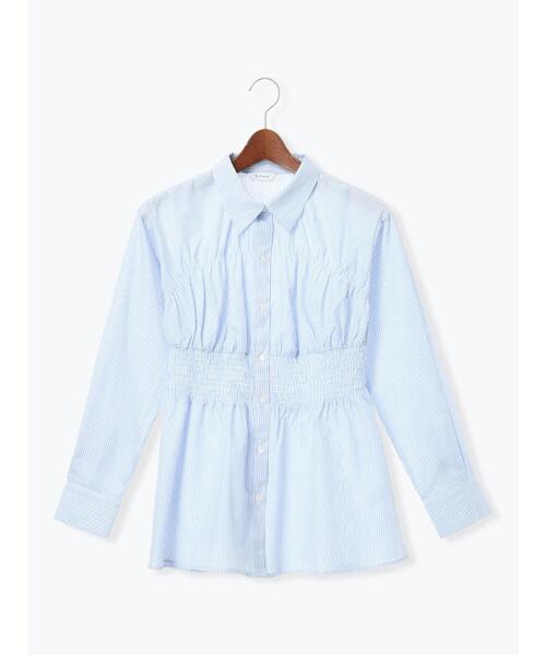 Te chichi(テチチ)の「ペプラムシャーリングシャツブラウス(シャツ/ブラウス・レディース・ピンク/サックスブルー/オフホワイト・F)」の20枚目の写真