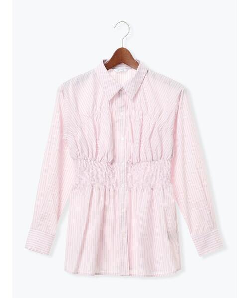Te chichi(テチチ)の「ペプラムシャーリングシャツブラウス(シャツ/ブラウス・レディース・ピンク/サックスブルー/オフホワイト・F)」の21枚目の写真