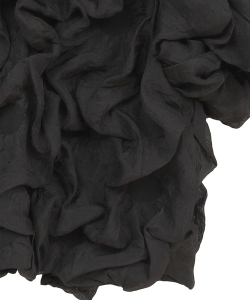 CLANE/クラネ】W FACE CLOUD PUFF SLEEVE TOPS/ダブルフェイスクラウド