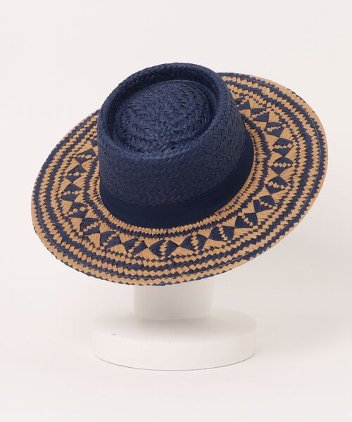 チャイハネ(チャイハネ)の「【チャイハネ】ビンスハット カンカン帽(ハット・レディース・ネイビー/ブラウン・FREE)」の7枚目の写真