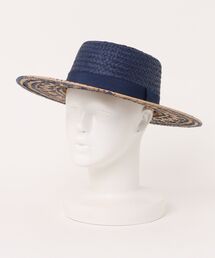 カンカン帽」に該当するブルー・ネイビー/青色系のファッション通販