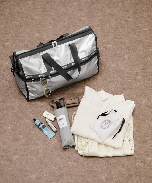 LeSportsac(レスポートサック)の「【LeSportsac for ADAM ET ROPE'】Exclusive Deluxe LG Weekender(ボストンバッグ・レディース・シルバー・FREE)」の6枚目の写真