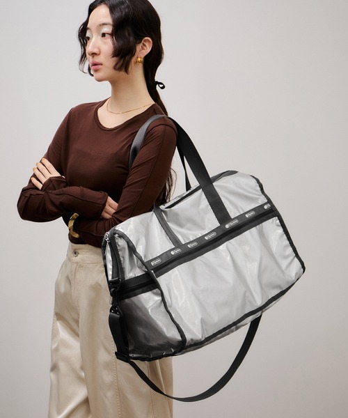 LeSportsac(レスポートサック)の「【LeSportsac for ADAM ET ROPE'】Exclusive Deluxe LG Weekender(ボストンバッグ・レディース・シルバー・FREE)」の8枚目の写真