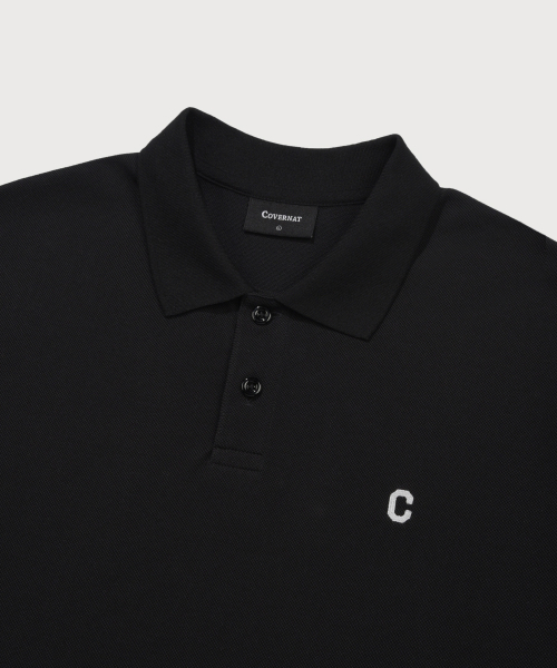 COVERNAT(カバーナット)の「CロゴクールピケTシャツブラック(ポロシャツ・レディース・その他・X-SMALL/SMALL/MEDIUM/LARGE/X-LARGE/XX-LARGE)」の8枚目の写真