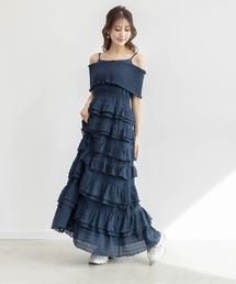 カットレースキャミワンピース×ボレロセット（ワンピース）｜RANDA