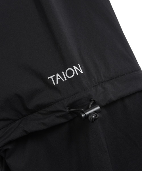 TAION(タイオン)の「【TAION(タイオン)】〈ユニセックス〉ベーシックスポーツ 軽量ストレッチナイロンジャケット(ナイロンジャケット・メンズ・ライトグレー/ブラック/チャコール・XL/L/M/S/3XL/2XL)」の4枚目の写真