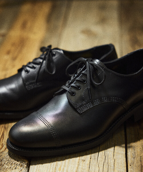 SANDERS（サンダース）の「SANDERS/サンダース 別注 MILITARY DERBY SHOES【25.0-27.0cm】（ブーツ・メンズ・ブラック・6/7/7.5/6.5）」の3枚目の写真