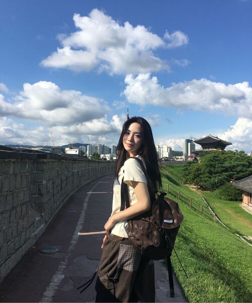 MACNI(マクニ)の「POLKA DOT FLAP BACKPACK BROWN(バックパック/リュック・レディース・ブラウン・FREE)」の4枚目の写真