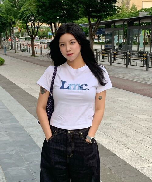 LMCの「WM PATCHWORK LOGO CROPPED TEE white(Tシャツ/カットソー・レディース・その他・SMALL/MEDIUM)」の12枚目の写真