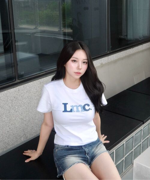 LMCの「WM PATCHWORK LOGO CROPPED TEE white(Tシャツ/カットソー・レディース・その他・SMALL/MEDIUM)」の10枚目の写真