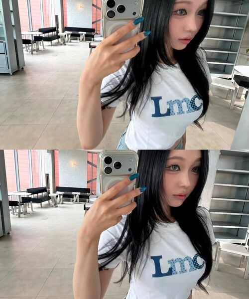 LMCの「WM PATCHWORK LOGO CROPPED TEE white(Tシャツ/カットソー・レディース・その他・SMALL/MEDIUM)」の6枚目の写真
